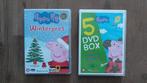 Peppa Pig - Winterpret + 5 dvd box Seizoen 1 - krasvrij!, Ophalen of Verzenden, Zo goed als nieuw, Tv fictie