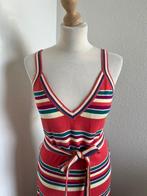 King Louie maat L kleurrijke gestreepte zomer jurk 3148, Maat 42/44 (L), Ophalen of Verzenden, Zo goed als nieuw, Knielengte