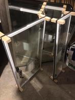 Ramen keuken slaapkamer gehard 5mm dubbelglas Afm zie foto’s, Ophalen of Verzenden, Zo goed als nieuw, Gevelraam of Ruit, Dubbelglas