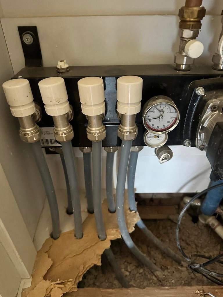 Vloerverwarming verdeler met pomp Grundfos UPM3 Auto, Doe-het-zelf en Verbouw, Ophalen, Minder dan 30 cm, Overige typen, Minder dan 60 cm