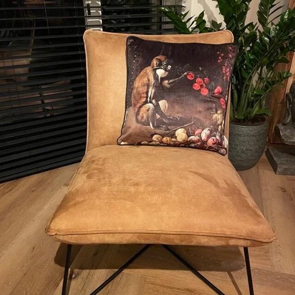 kussen aap 45x45cm hd collection, -, -, Vierkant, Nieuw