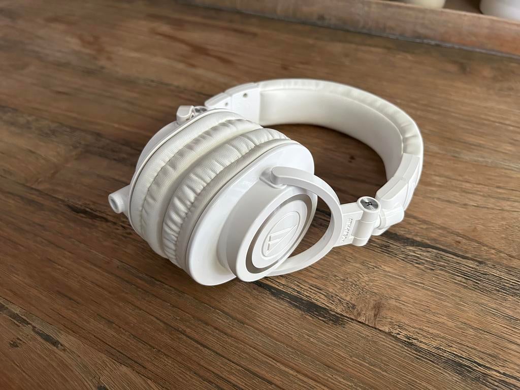 Audio-Technica ATH-M50xWH studio koptelefoon, Audio, Tv en Foto, Ophalen of Verzenden, Nieuw, Over oor (circumaural), Overige merken