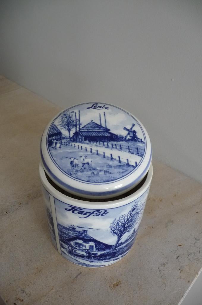 Delft blue/Herfst-Zomer-Winter-Lente, Ophalen of Verzenden