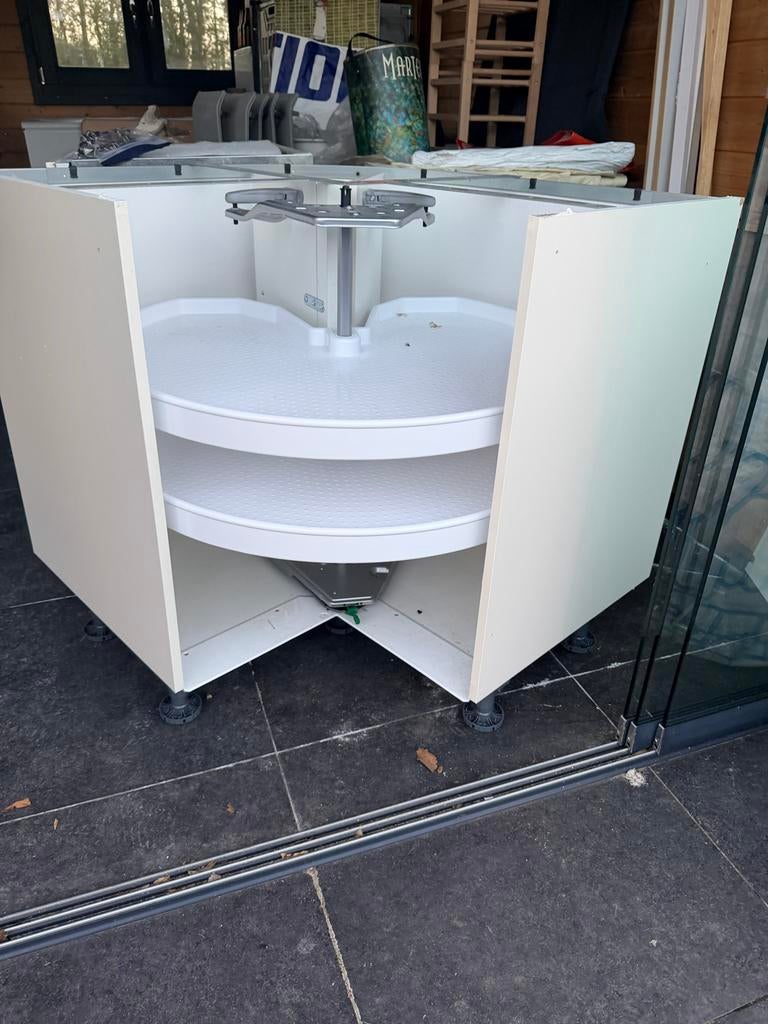 Pannencarrousel met inklapbare deuren, Huis en Inrichting, Keuken | Keukenelementen, Ophalen, Gebruikt, 75 cm of meer, 50 tot 100 cm