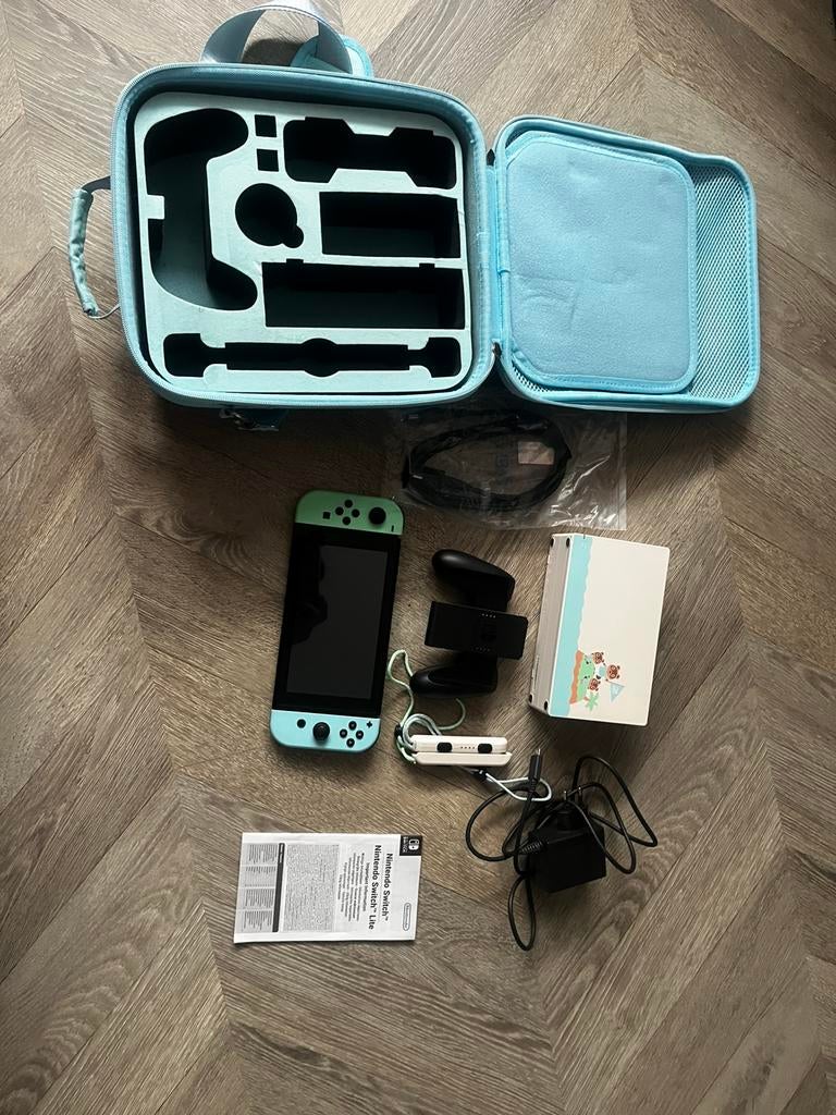Nintendo Switch Animal Crossing Limited Ed. volledige set, Spelcomputers en Games, Ophalen, 1 speler, Eén computer, Zo goed als nieuw