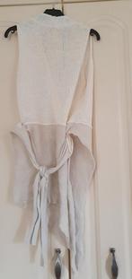 Sarah pacini    overslag vestje met linnen details, Maat 38/40 (M), Overige kleuren, Sarah Pacini, Ophalen of Verzenden