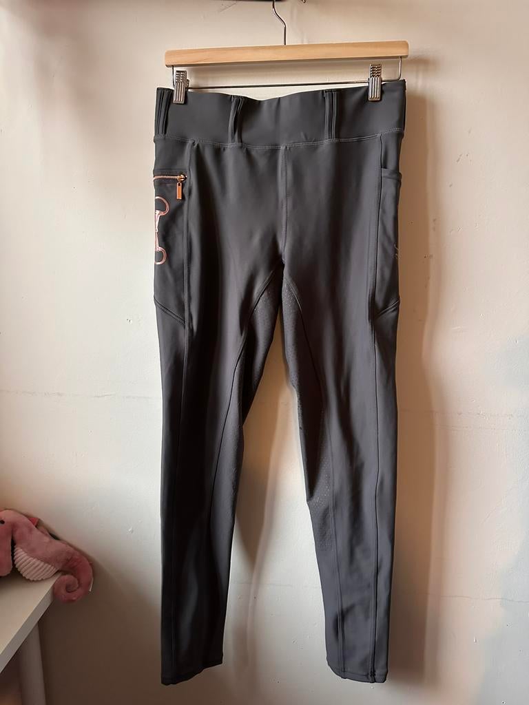 Rijleggings horsegloss, Dressuur, Zo goed als nieuw, Dames, Onderkleding