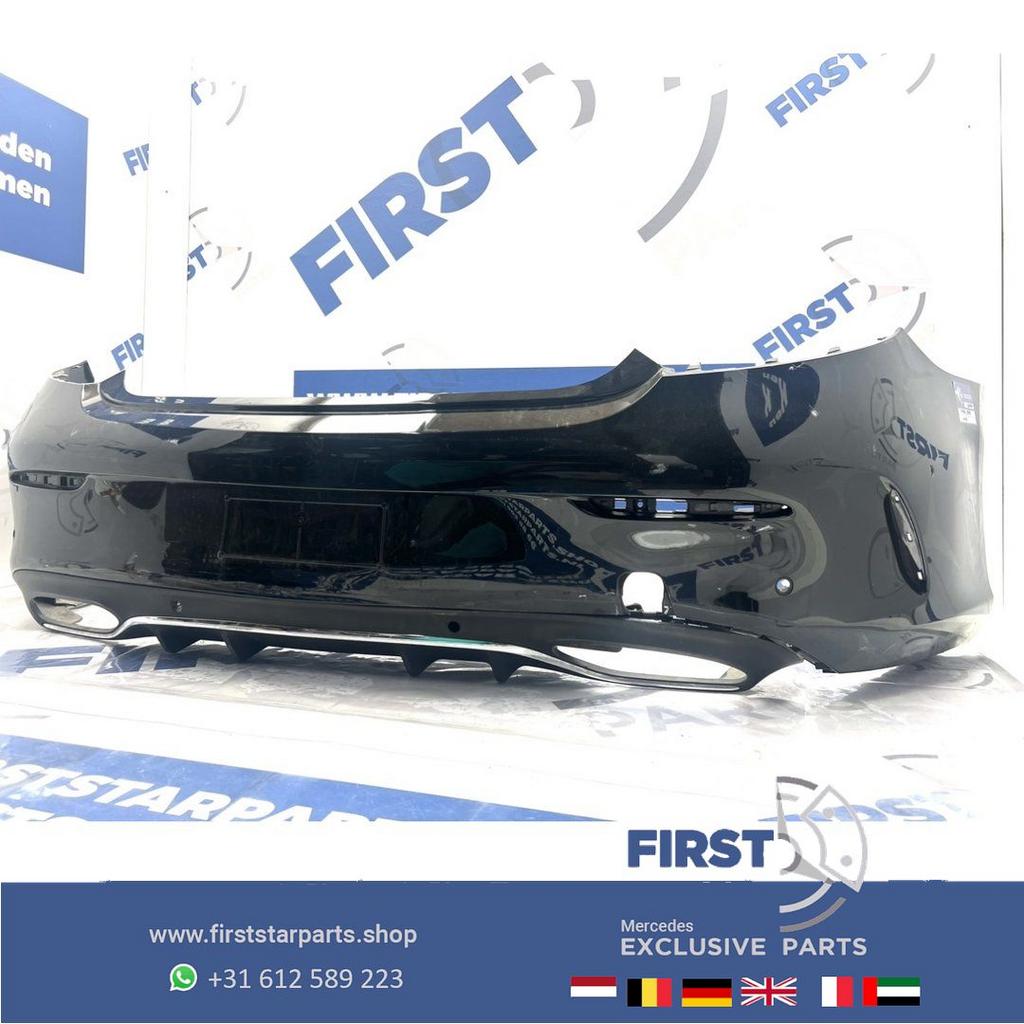 C205 A205 AMG Achterbumper C Klasse coupé cabrio W205 zwart, Gebruikt, -, -, Ophalen of Verzenden