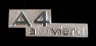 Audi A 4- aktiviert, Verzenden, Nieuw, Transport, Speldje of Pin