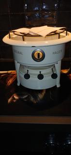 Prachtig 3 pits creme kleur petroleumstel Original Haller, Ophalen of Verzenden