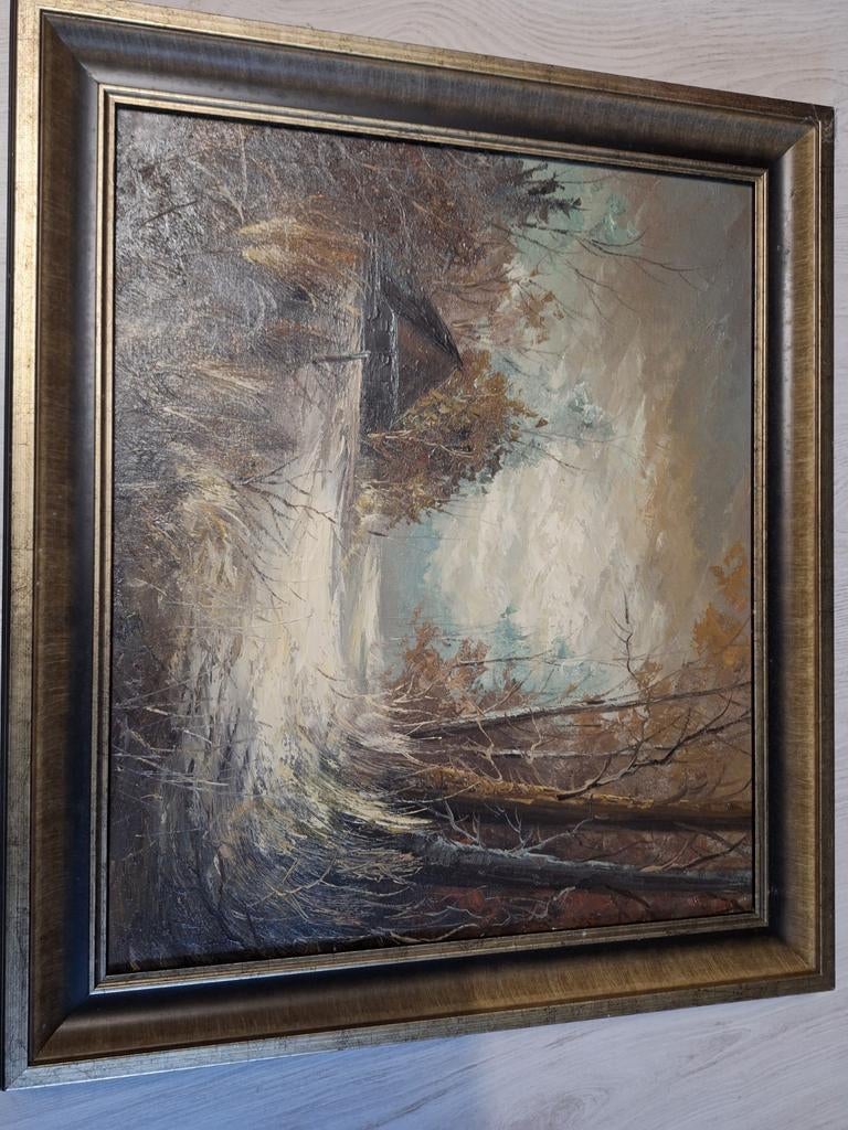 Olieverf schilderij, Antiek en Kunst, Kunst | Schilderijen | Klassiek, Ophalen