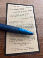 Galen v. maria 1852 Grave 1932 Tilburg x Oostendorp, Ophalen of Verzenden, Bidprentje