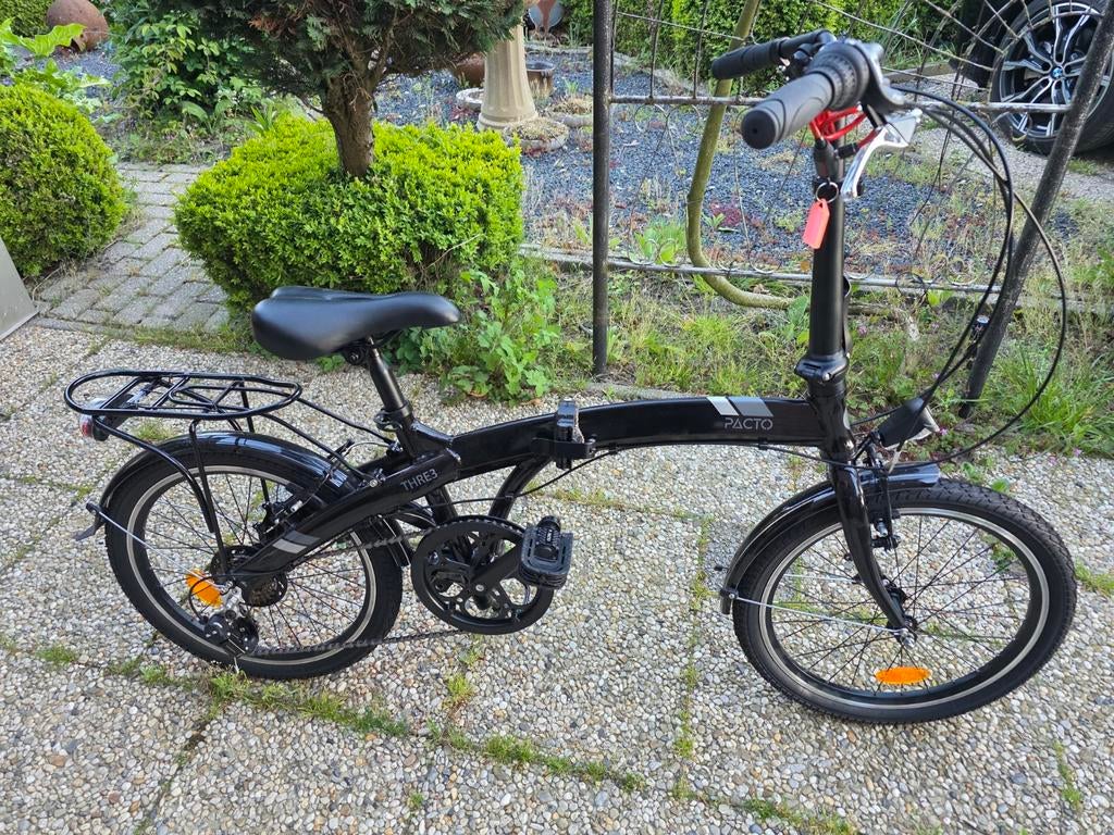 Pacto vouwfiets, 20 inch, zwart, zo goed als nieuw, Fietsen en Brommers, Fietsen | Vouwfietsen, Ophalen, Zo goed als nieuw, 20 inch of meer