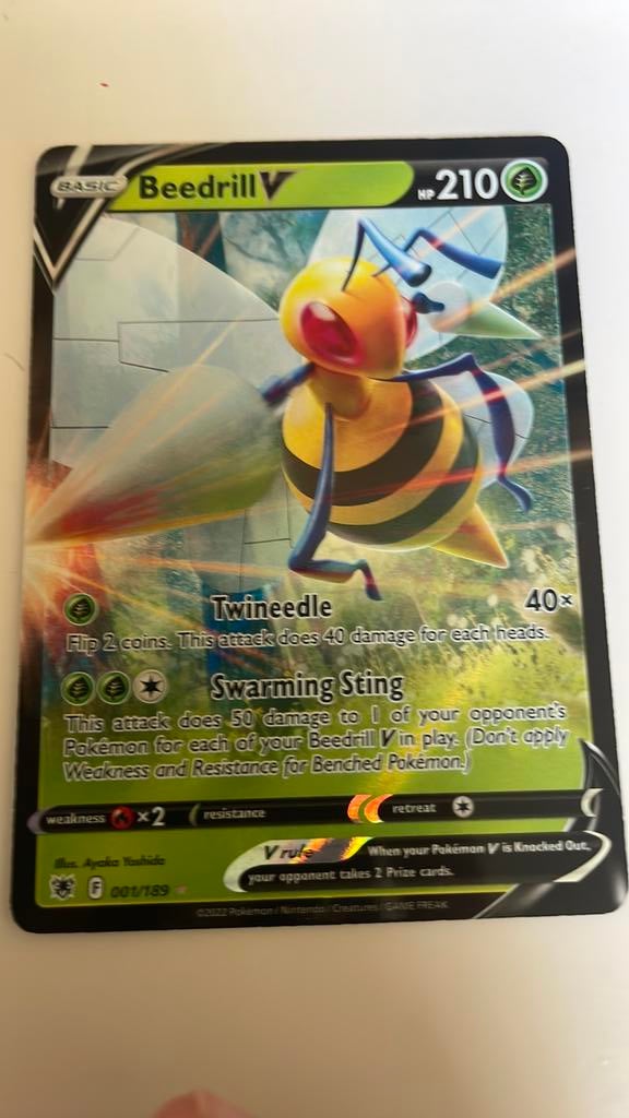 Pokémon kaart, Ophalen, Zo goed als nieuw
