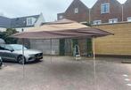 E-Z UP Partytent - Bruin/Beige - Snel Opzetbaar, Tuin en Terras, Gebruikt, Opvouwbaar, Partytent, 4 tot 6 meter