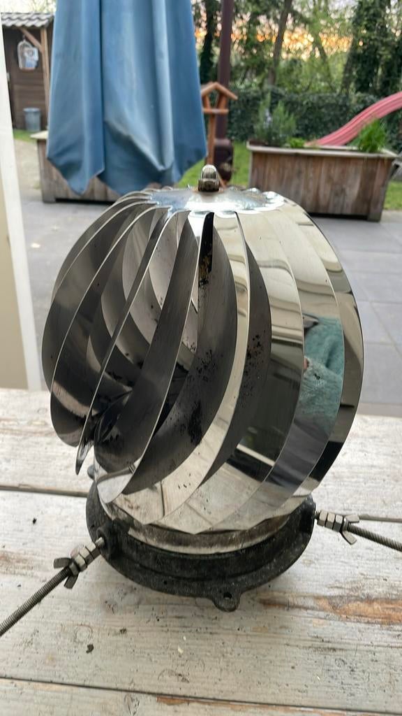 RVS schoorsteenkap, Doe-het-zelf en Verbouw, Ventilatie en Afzuiging, Gebruikt, Ventilator en Afzuiger, Ophalen