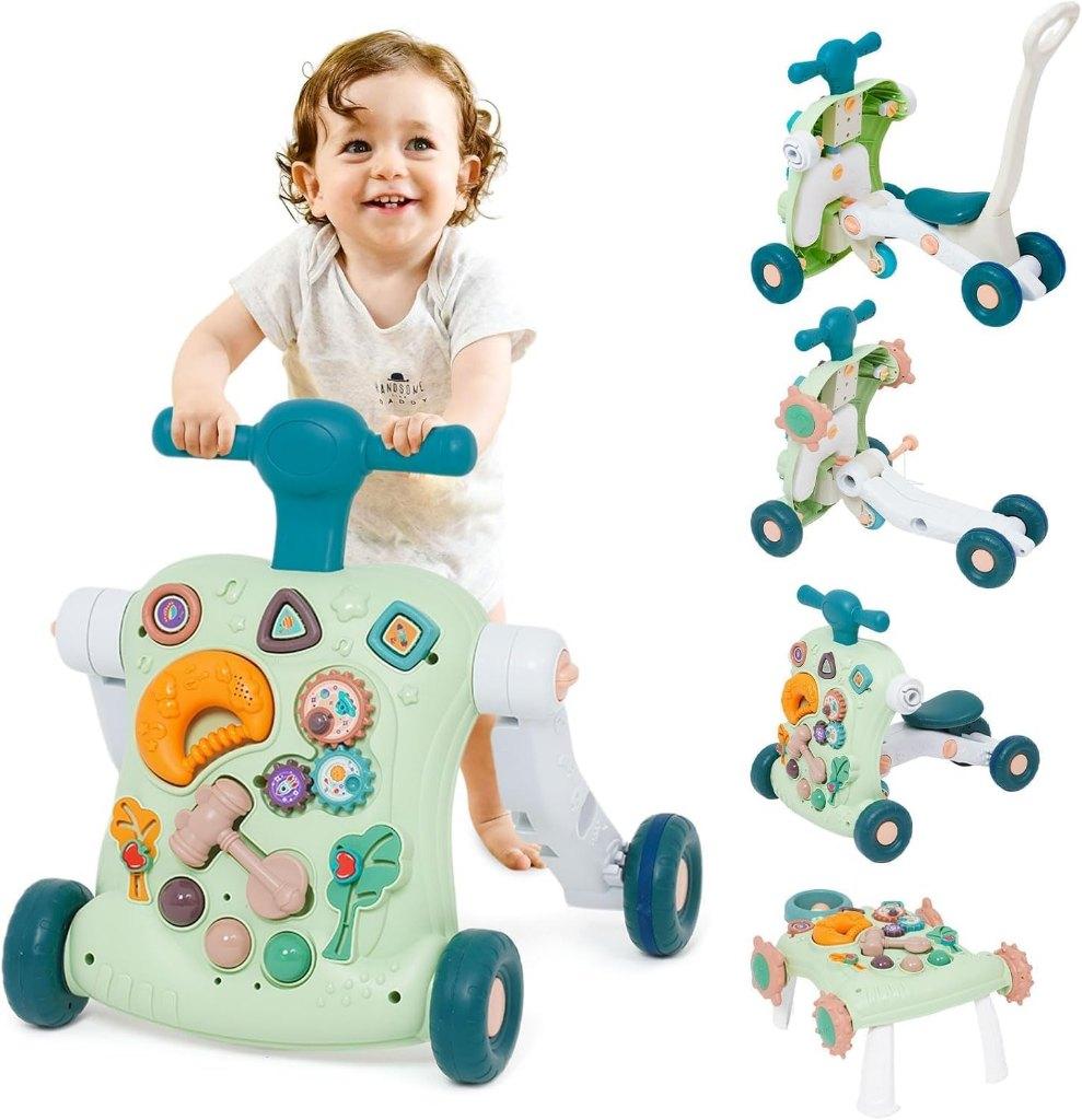 6-in-1 Baby Loopwagen & Speeltafel – Veilig & Stabiel!, Kinderen en Baby's, Ophalen, Gebruikt, Overige typen, Met wieltjes