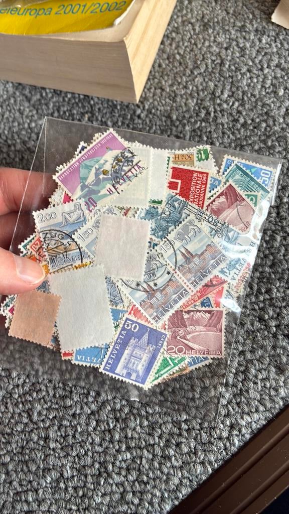 Zakje zwitserland zegels, Ophalen of Verzenden