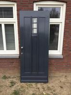 Merbau voordeur 92,5x299cm, recent gelakt, incl. beslag, Ophalen, Gebruikt, 80 tot 100 cm, 215 cm of meer