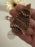 S195/Vintage Grote Bronzen ALTON Design ketting ZWEDEN, Overige materialen, Gebruikt, Overige kleuren, Verzenden