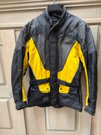 Difi Motorjas en Broek - Zwart/Geel Textiel, Ophalen of Verzenden, Tweedehands, Heren, Jas | textiel