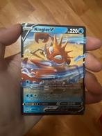 Kingler V Pokémon Kaart - Basic HP220, Ophalen, Zo goed als nieuw, Losse kaart