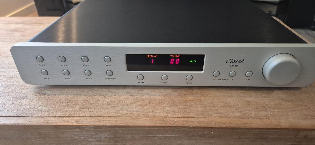 Classé CP-60 voorversterker incl. hoogwaardige phono PM-02, Overige merken, Gebruikt, Ophalen of Verzenden, Minder dan 60 watt