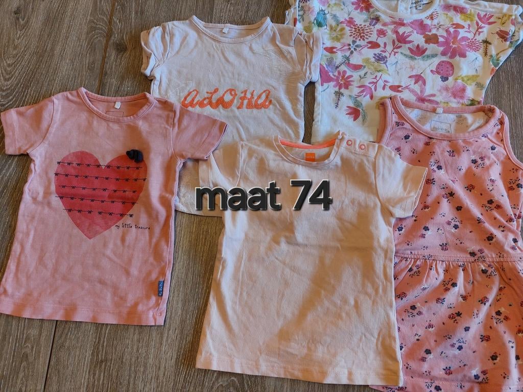 Leuk setje meisjeskleding maat 74, Gebruikt, Meisje, Ophalen of Verzenden, Setje