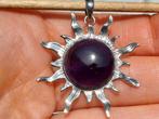 Vanoli 925 zilveren zon kettinghanger met amethist, Daiva1973@hotmail.com, Vanoli, Amsterdam, Paars