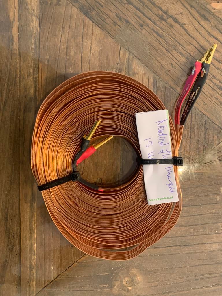 Kabelopruiming, Nordost, Van den Hul, Audioquest, Wireworld, Ophalen of Verzenden, Gebruikt, 10 meter of meer, Luidsprekerkabel