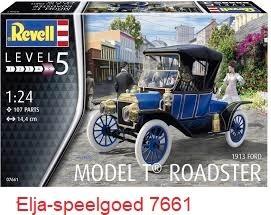 Revell 1 :24 FORD T Model Roadster 1913 modelbouw 7661, Hobby en Vrije tijd, Modelbouw | Auto's en Voertuigen, Nieuw, Auto, Groter dan 1:32