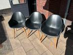 Zwarte kuip stoeltjes voor in de tuin van Karwei, Tuin en Terras, Ophalen, Gebruikt, Kunststof