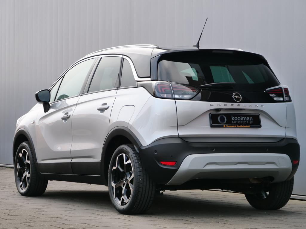 Opel Crossland 1.2 Turbo 110pk Ultimate Camera / Navigatie /, Voorwielaandrijving, 1154 kg, Zwart, 1199 cc