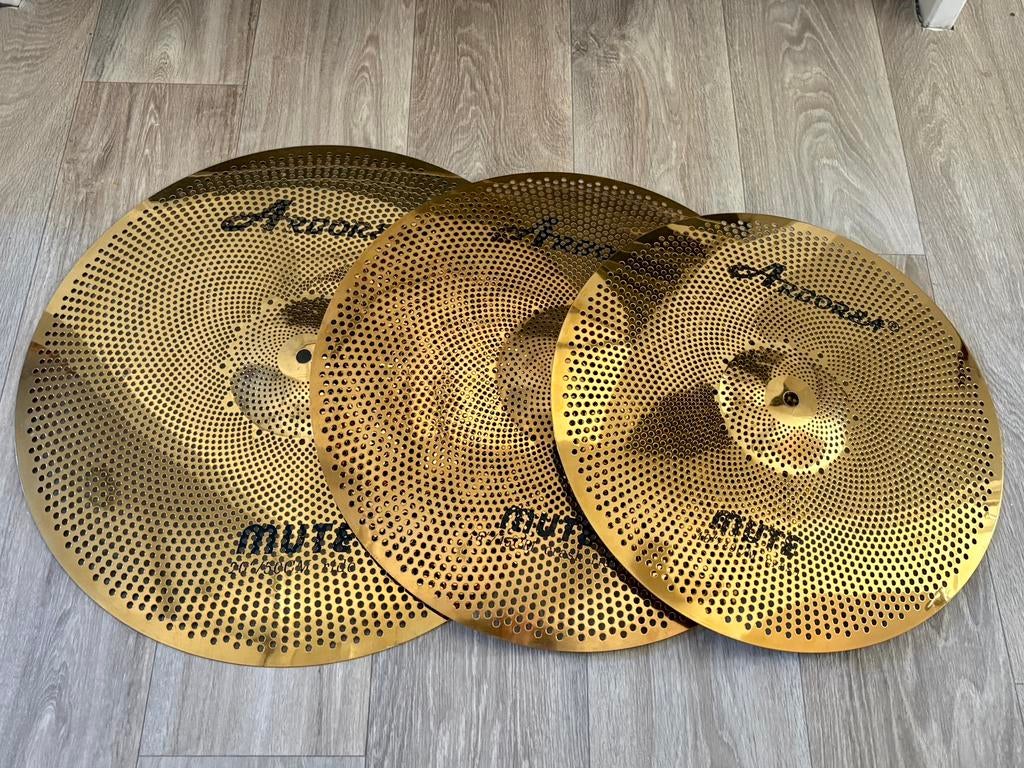 Arborea silent bekkens *scherpe prijs*, Ophalen, Zo goed als nieuw, Drums of Percussie