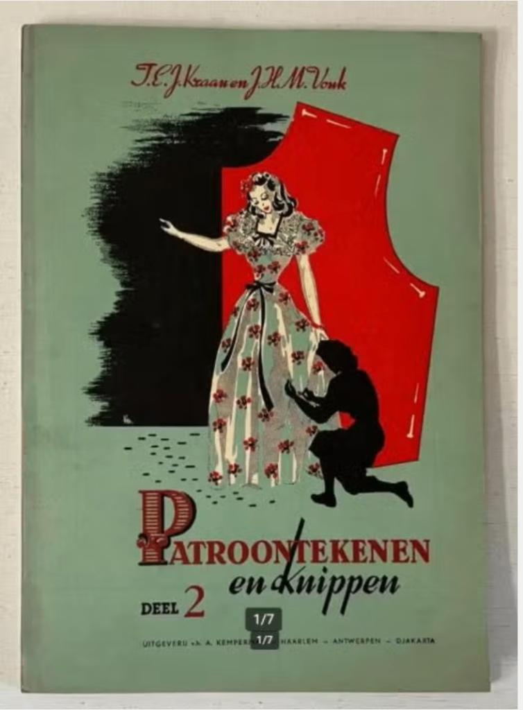 Patroontekenen en knippen deel 2 (1950), Boeken, Ophalen of Verzenden, Zo goed als nieuw, Mode algemeen