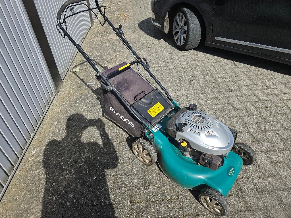 Prima werkende grasmaaier, zelfrijdend, benzine, 2900 W, Ophalen, Gebruikt, Parkside, Opvangbak