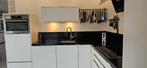Moderne mat witte hoekkeuken incl AEG apparatuurGEDEMONTEERD, Huis en Inrichting, Keuken | Complete keukens, Wit, Hoekkeuken, Ophalen of Verzenden