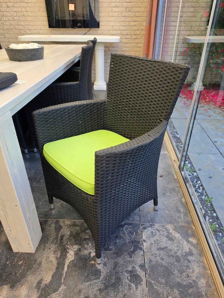 6x tuinstoel van pure, Ophalen of Verzenden, Zo goed als nieuw, Kunststof