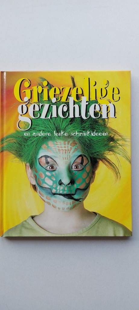 Griezelige Gezichten: Schminkideeën voor Kinderen, Gelezen, Ophalen of Verzenden, Overige onderwerpen, Geschikt voor kinderen