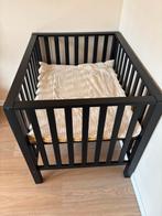 Zwarte box van Babypark, Ophalen, Gebruikt, Vierkant, In hoogte verstelbaar