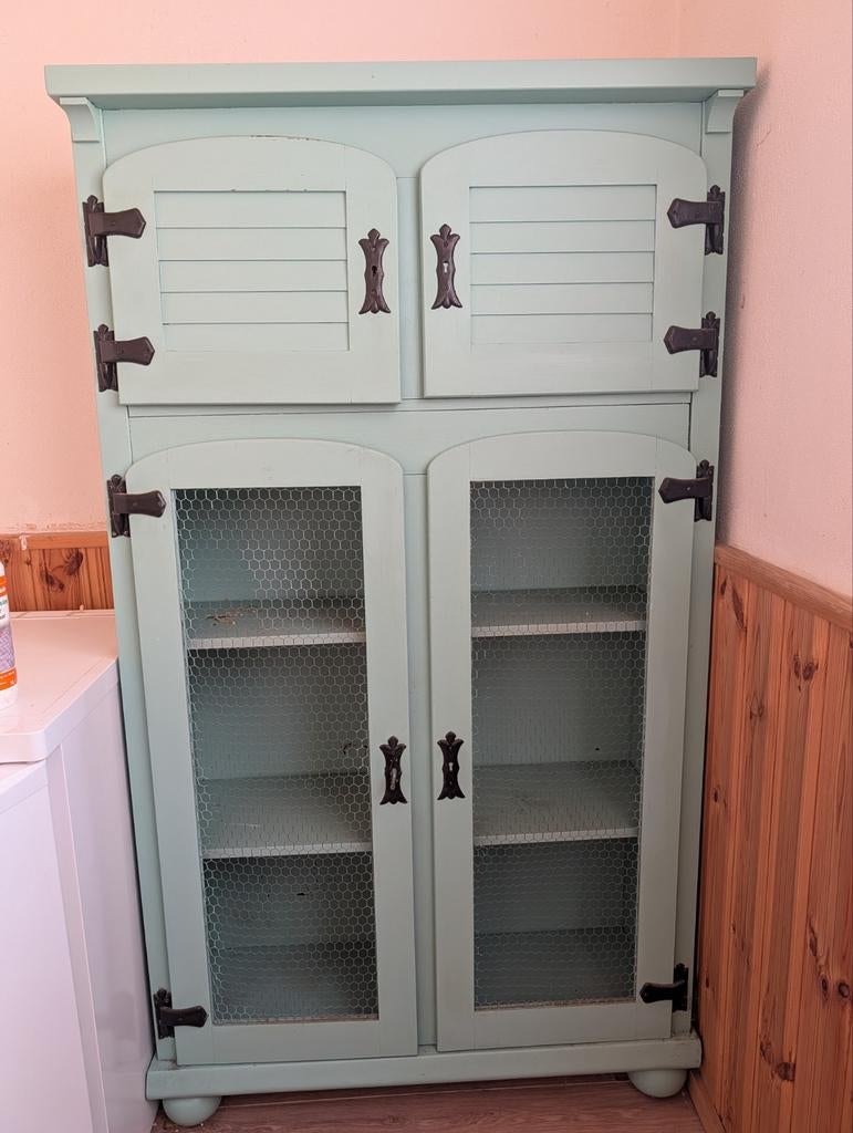 Groene kast, Huis en Inrichting, Kasten | Buffetkasten, Ophalen, 25 tot 50 cm