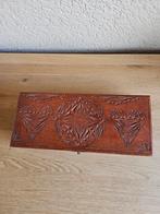 Houtsnijwerk  kistje, Antiek en Kunst, Ophalen of Verzenden