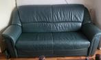 Nette groene bank gratis, Ophalen, Minder dan 75 cm, Leer, Zo goed als nieuw