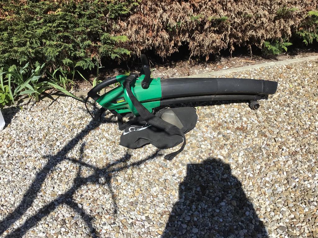 Bladblazer, Tuin en Terras, Ophalen, Met opvangzak, Ruggedragen, Zo goed als nieuw