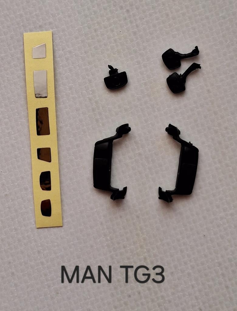 MAN TG3 spiegelset, Hobby en Vrije tijd, Modelauto's | 1:50, Ophalen of Verzenden, Nieuw, Bus of Vrachtwagen, Tekno