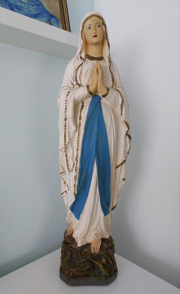 Bijzonder Maria beeld uit Lourdes - 62 cm hoog, Antiek en Kunst, Ophalen