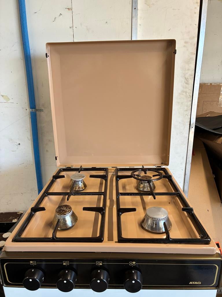 Atag gas kookplaat met 4 pitten, Witgoed en Apparatuur, Kookplaten, Ophalen, Gebruikt, 4 kookzones, Gas