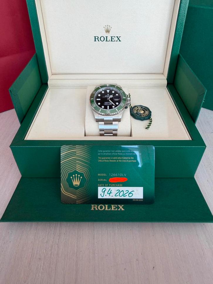 Rolex Submariner 126610LV 2026, Sieraden, Tassen en Uiterlijk, Horloges | Heren, Nieuw, Polshorloge, Rolex, Staal, Staal, Ophalen