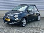 Fiat 500C Cabrio 1.2 Lounge [ fm navi,aircoaudio,lmv,pdc ], Gebruikt, 4 cilinders, Cabriolet, Leder en Stof