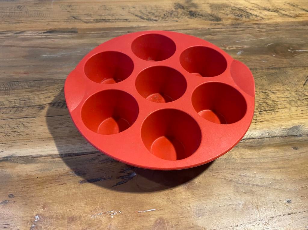 Tupperware muffins bakvorm, Ophalen of Verzenden, Rood, Overige typen